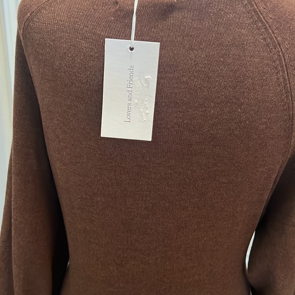 Lovers and Friends Elana Mini Dress in Chocolate - Picture 8 of 8